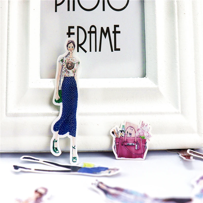 23Pcs Leuke Populaire Modieuze Straat Meisjes Stickers Decor Muur Notebook Bagage Laptop Fiets Scrapbooking Album Decal Sticker