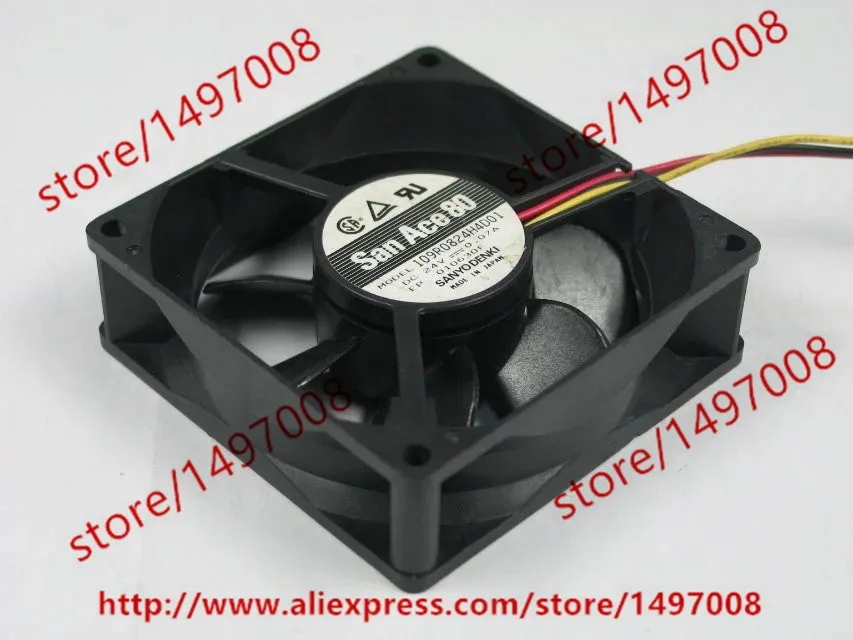 

SANYO DENKI 109R0824H4D01 DC 24V 0.07A 80X80X25mm Server Cooling Fan