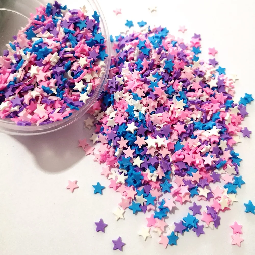 50g DIY Polymer Clay Fake Candy Sweets Sugar Sprinkle Decor Fake Cake Dessert Simulation Food Dollhouse Miniature