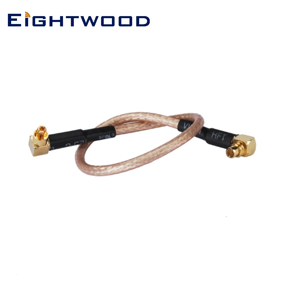 

Eightwood 50cm RF Coaxial Cable for MC-Card Plug Right Angle to MMCX Male Right Angle Pigtail RG316 Cable for Option Wireless