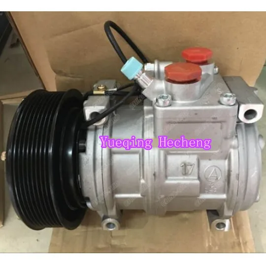 AC Compressor RE69716 For Tractor 7600 7700 7800 7210 For New 10PA17C RE46609 RE54254