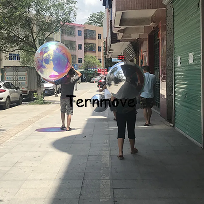 PVC inflatable dazzle mirror ball,สายรุ้งสีสันกระจกสะท้อนแสงสำหรับ event แสดงใช้สำหรับ mall ตกแต่ง