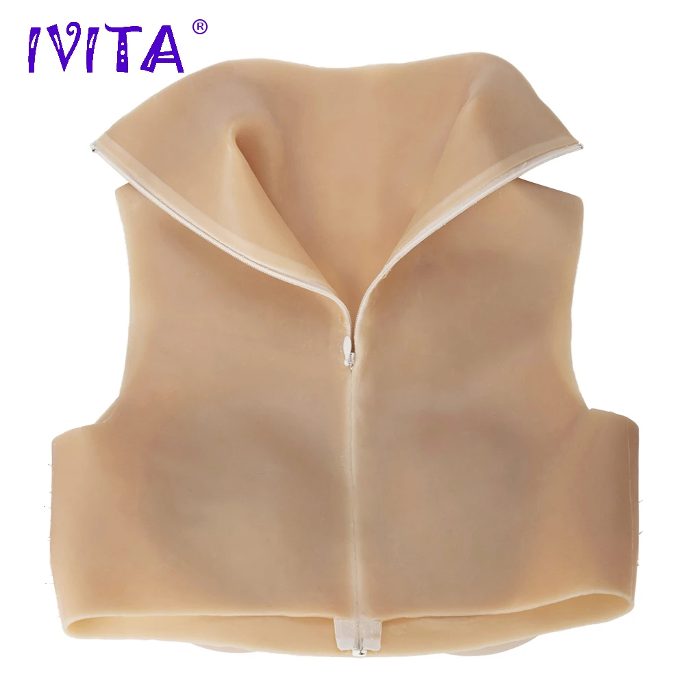 IVITA 2200g Realistic Silicone Breast Forms Fake Boobs For Crossdresser Shemale Fake Breasts Drag Queen Transgender Tits Silicon