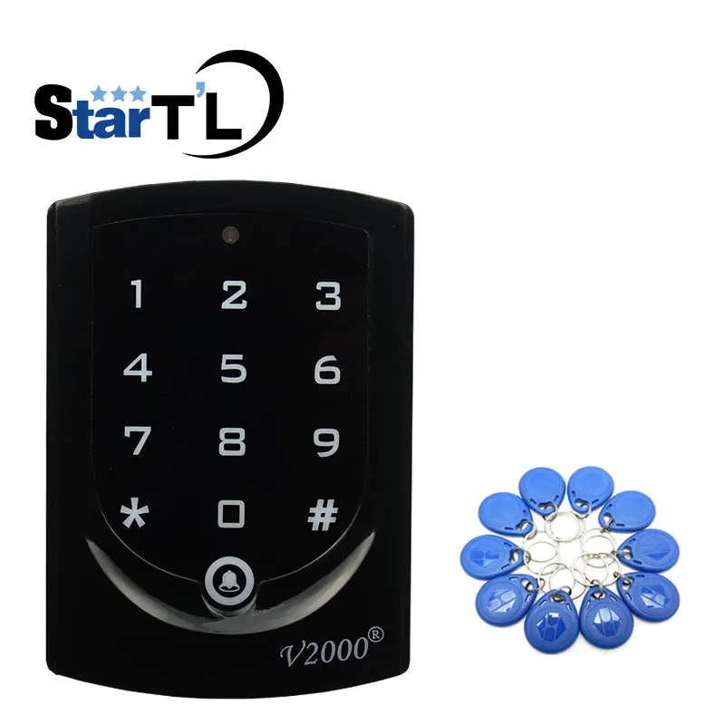 Kostenloser Versand Rfid Access Control Hohe Sicherheit RFID Proximity Eintrag Türschloss Access Control System 16000 Benutzer