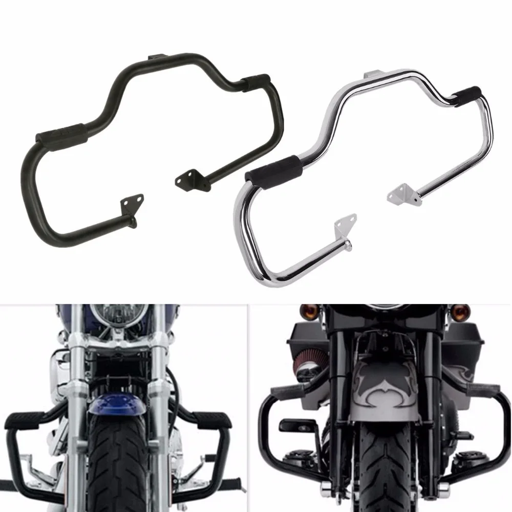 Ochraniacz silnika motocyklowy 1 1/4 cala, crash bar do Harley Softail Heritage Fat Bob Low Rider Dyna Wide Glide Super Glide Switchback