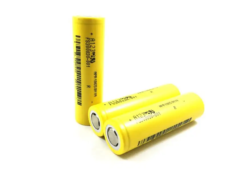 10 Buah Manufaktur untuk AS A123 APR18650M 18650 Baterai 3.2V 1100Mah 30C Baterai Lithium Fosfat Besi Isi Ulang