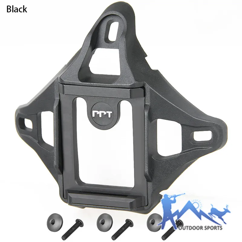 PPT Combat Helmet  Aluminum Three Hole Skeleton Shroud FOR  Rhino Arm G24 NVG Mount  G22 G11 Mount  PVS-23 Mount OS24-0192