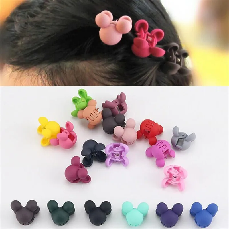 

50 pieces lot Tiny Mini Rabbit Jaw Clips Hair claw Acrylic Cute Hair Clip Jaw Hairpin Girls Hair Gripper Kids Hair accessories