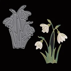 Garden Snowdrop Metal Cutting Dies New Stencils for DIY Scrapbooking Ablum Photo Paper Card Craft Fun Decoration Embossing