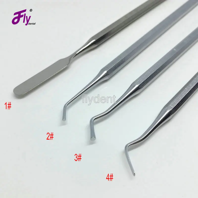 

Dental Instrument 4PCS Stainless Steel Cement Filler Dentist Tool dental mixing tool mixing knife