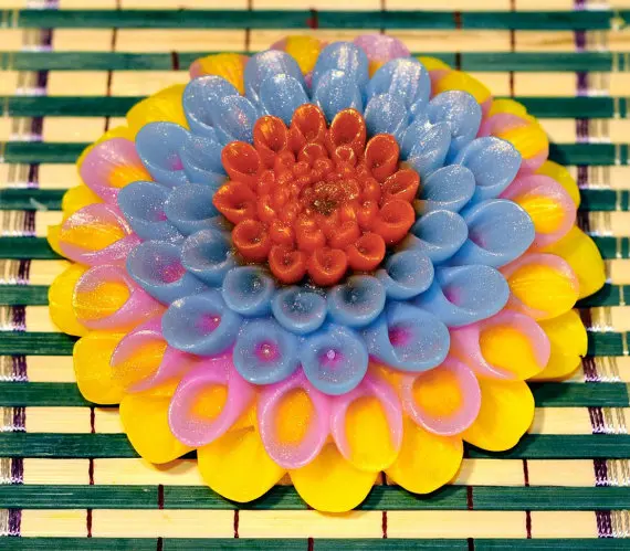 

Flowers Molds Dahlia Mold Silicone Silicone Mould For Soap Making Aroma Stone Molds Handmade Candle Moulds PRZY Eco-friendly