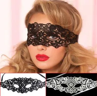 4pcs Sexy Lady Lace eye mask Party Masks Cutout Eye Masks Masquerade Party Fancy nightclub Party Xmas Adult Games White/Black