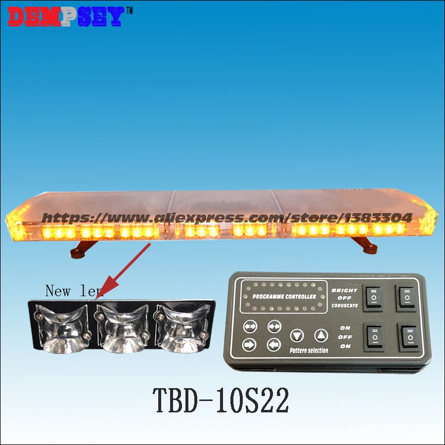 TBD-10S22 LED Emergency Warning Lightbar,Waterproof,New Len,Ambulance/fire truck/police /vehicle,Roof  strobe warning lightbar