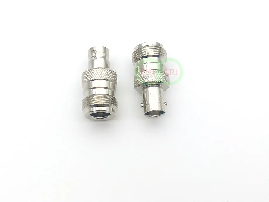 N Female to BNC Jack Female Straight Nickelplated Connector adapter