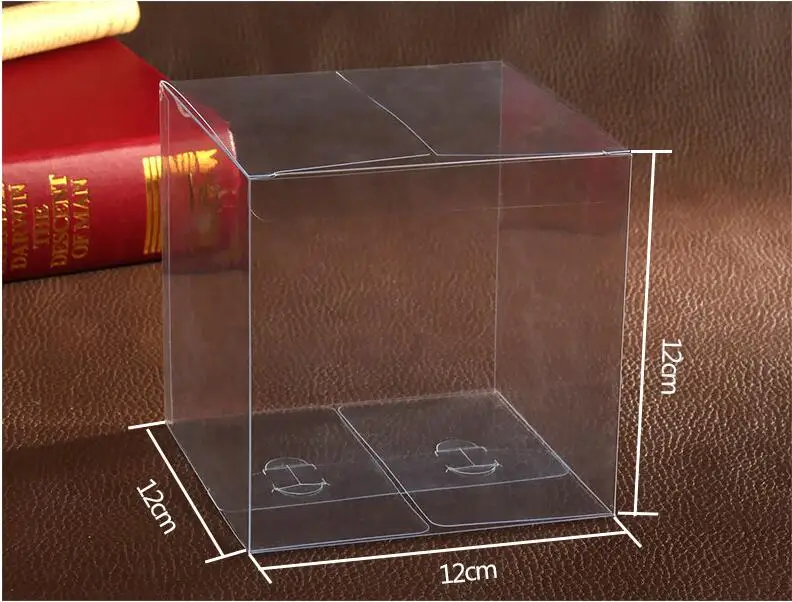 

30pcs 12*12*12cm clear plastic pvc boxes packaging for giftcandycosmeticcakecrafts display package transparent Box