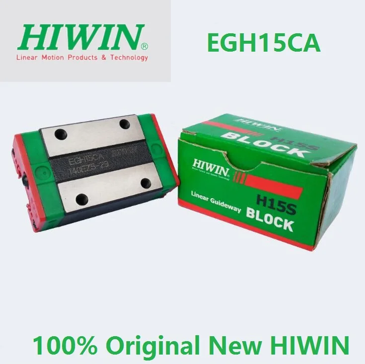 4pcs/lot 100% original HIWIN EGH15CA EGH15SA linear block for EGR15 linear guide for CNC router (only blocks)