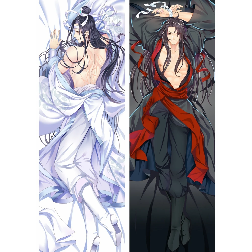 

China Anime Mo Dao Zu Shi Dakimakura Sexy Body Pillowcase Wei Wuxian Lan Wangji BL Love Grandmaster of Demonic Cultivation