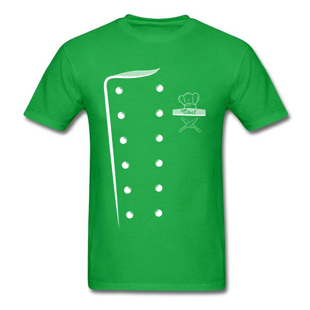 Chef Costume Design T-shirt Print Men Cooks T Shirt Uniform Tshirt O Neck Cotton Fabric Clothes Funny Tops & Tees Top Quality