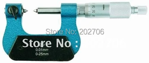 0-25mm Screw Thread Micrometers thread micrometer caliper including measuring anvils