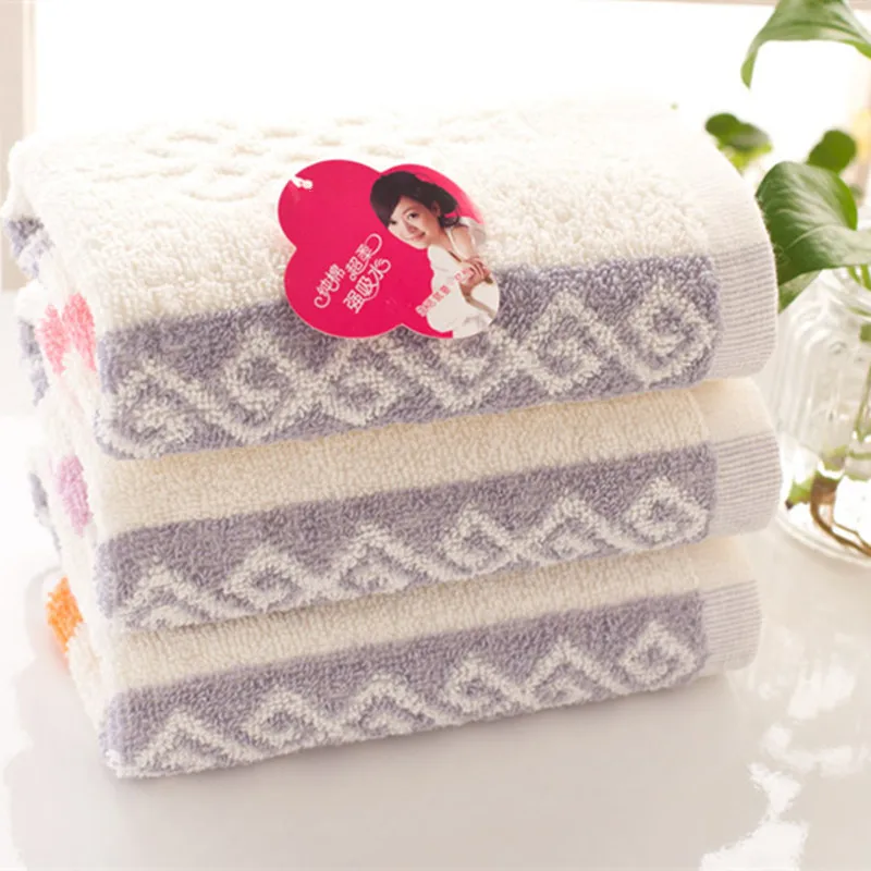 Strong Twist Cotton Towel Set, Face Hand Towel, Bath, Soft, High Quality, Wholesale, New, 100g, 2017