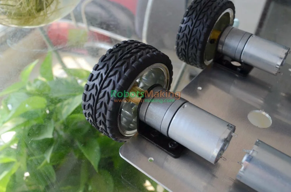 high Power rugged strong aluminum alloy Robot tracking car driven 4WD smart metal tank chassis for DIY with 4 motor SN40