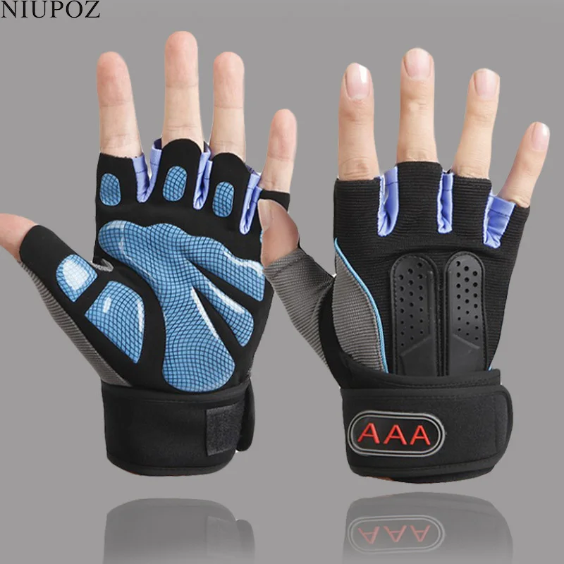 Half Finger Guantes Protective Sports Gloves Luvas Power Fitness Weight Lifting gym Training Multifunction Gloves G188