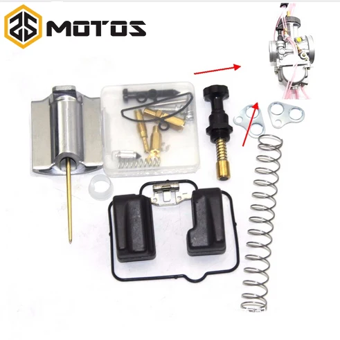 ZS MOTOS Motorcycle Parts 36 38 40 mm PWK KEIHI Motorcycle Carburetor Universal Repair Kit Spare Jets Carburetor Repair Kit