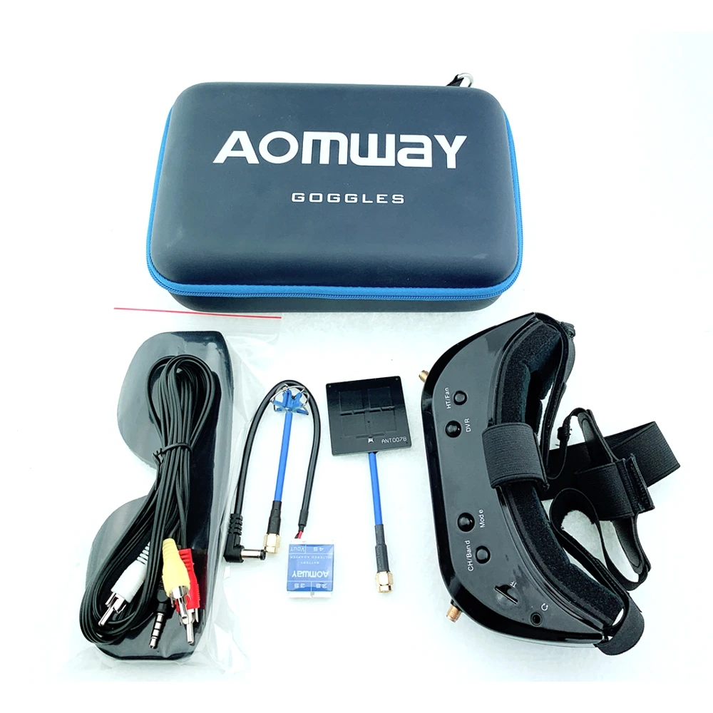 2019 nuovi occhiali Commander Aomway V1S 2D 3D 64CH 5.8G FPV supporto per cuffie Video HDMI 720p DVR Headtracker invece V1 v2