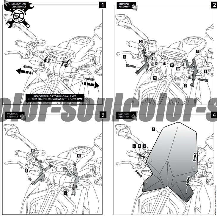 Visière de pare-brise de moto, pare-brise, convient pour Duke 125, 390, 2017, 2018, 2019, 2021, 2022, 2023, 2024, Duke 125, Duke 390, 17, 18, 19,