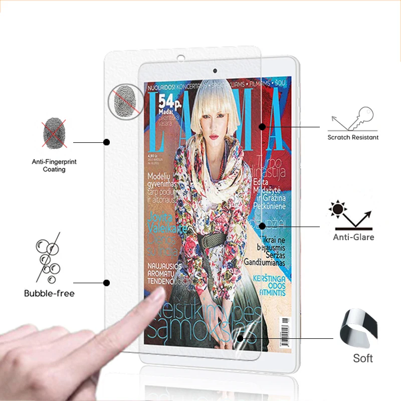 

Premium Anti-Glare Protective Film Matte Film For Teclast X80 PLUS 8.0" tablet Anti-Scratches Screen Protector films