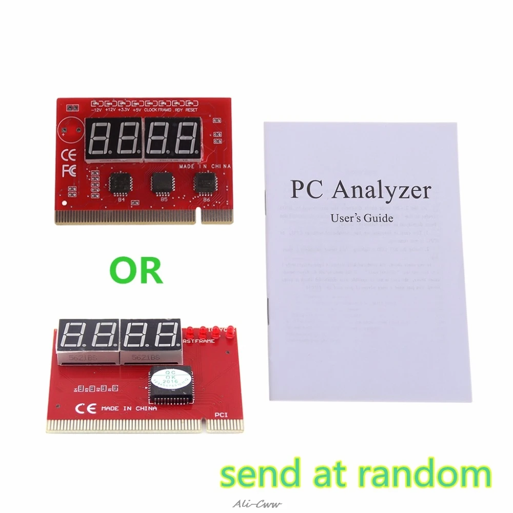 New Computer Analysis PCI POST Card Motherboard LED 4-Digit Diagnostic Test PC Analyzer Network Repair Tool Kit