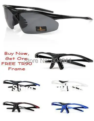 EBOYU LVXING 2 Frame + 6 Lens Outdoor Sports Polarized Sunglasses Cycling Glasses for RC Quadcopter Airplane Helicopter