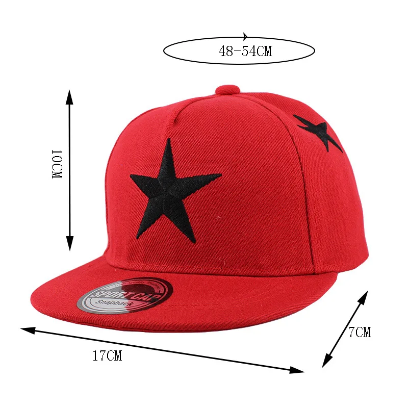 New Top Fashion Children Baseball Caps Summer Star Boys Cap For Girl 3-8 Year Old Casual Hats Adjustable Polyester Snapback Sale