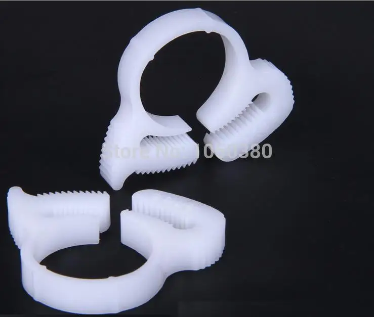 50pcs Plastic Hose Clamps Fastening Clips, Throat Clamps, Pipe Bracket Diameter Ranging from Dia. 28.8mm to 81.5mm