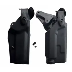 Gun Holster Tactical 1911 Gun Carry with Flashlight Waist Pistol Belt Holster Hunting Shooting Right Hand Gun Case