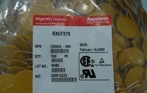 

500PCS X RXEF375 XF375 60V 72V 3.75A PTC Resettable Fuse