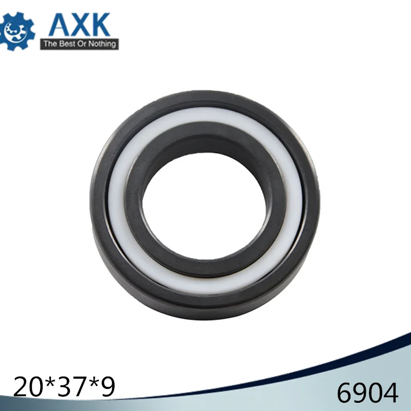 

6904 Full Ceramic Bearing ( 1 PC ) 20*37*9 mm Si3N4 Material 6904 CE All Silicon Nitride Ceramic 61904 Ball Bearings