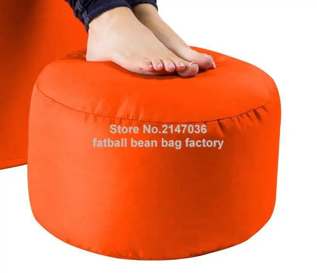 Red bean bag footstool, tea port beanbag cushion