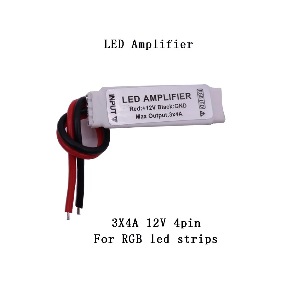 1pcs/lot Led Amplifier Controller Signal Repeater Accessory for RGB RGBW RGBCCT RGBWW 5050 2835 Led Strip Light 4 5 6Pin 3X5A