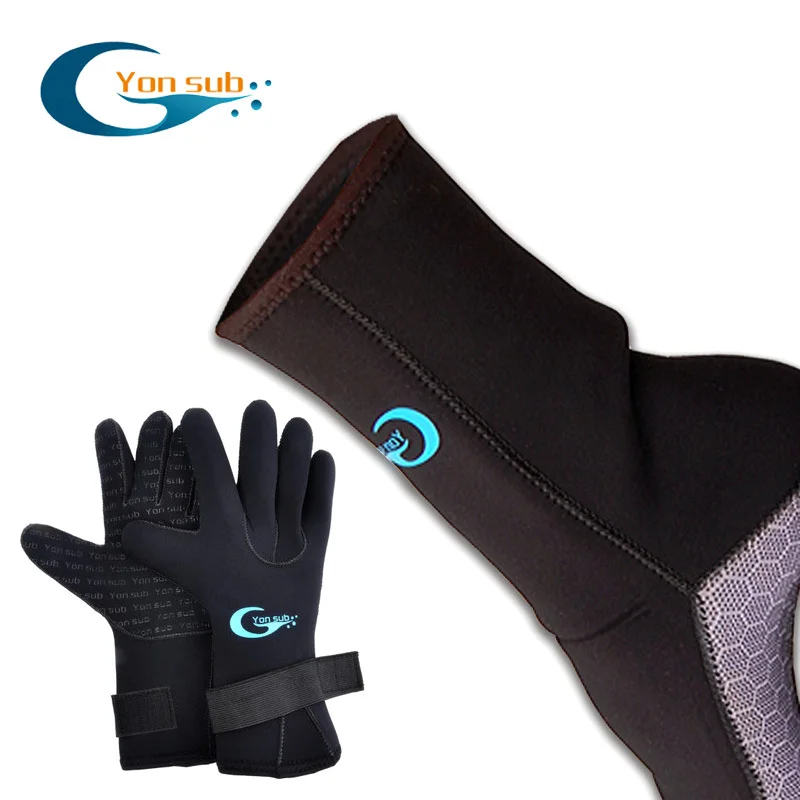 Yonsub 3mm Neoprene Scuba Diving Gloves+3mm diving socks Prevent Scratches Warming Snorkeling Equipment