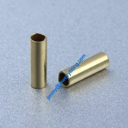 

Copper Tube Conntctors Tubes jewelry findings 2.5*8 mm ship free 10000pcs copper tube Spacer beads