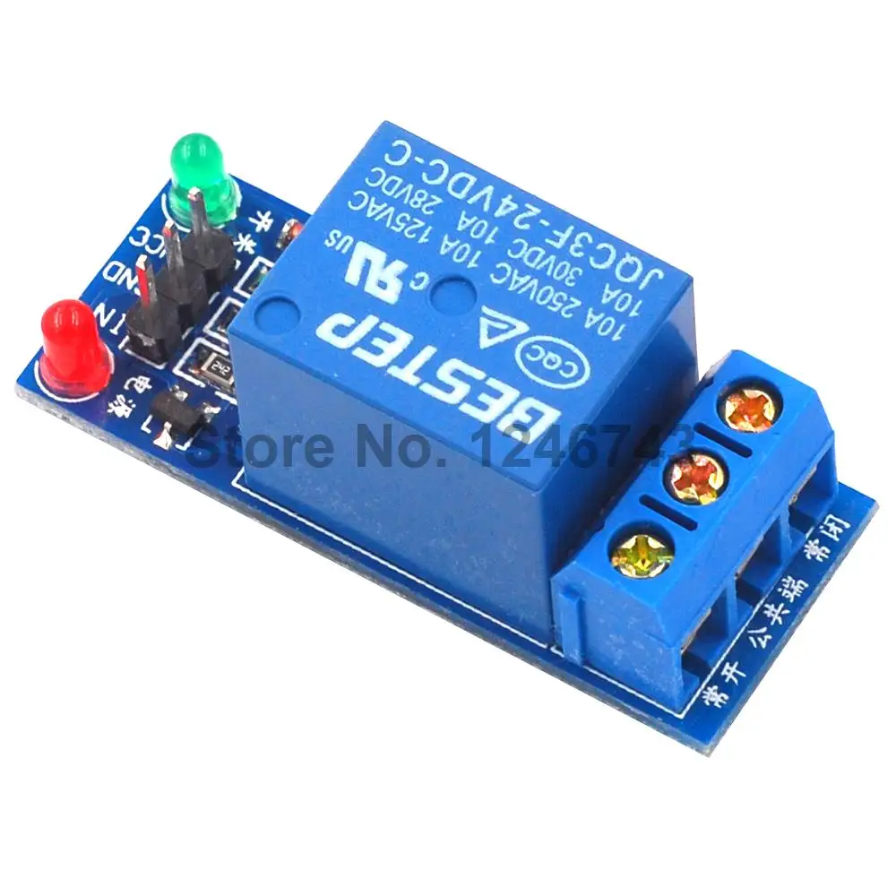 24V Relay Module 1 Channel High level for SCM Household Appliance Control