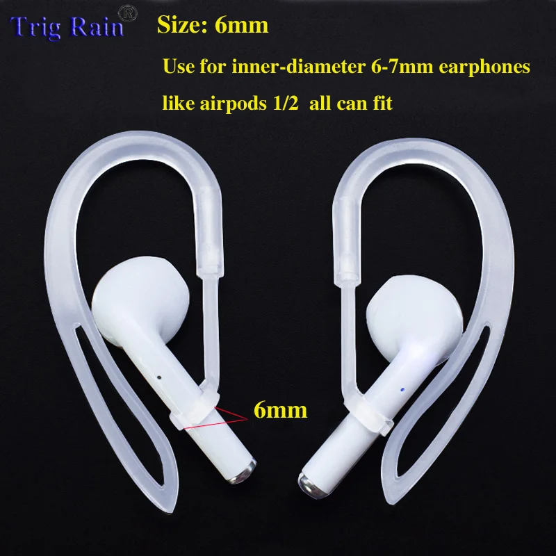 Bluetooth Earphone silicone Earhook for airpods 1/2 earpods Loop Clip Headset Ear Hook Replacement Headphone Accessories