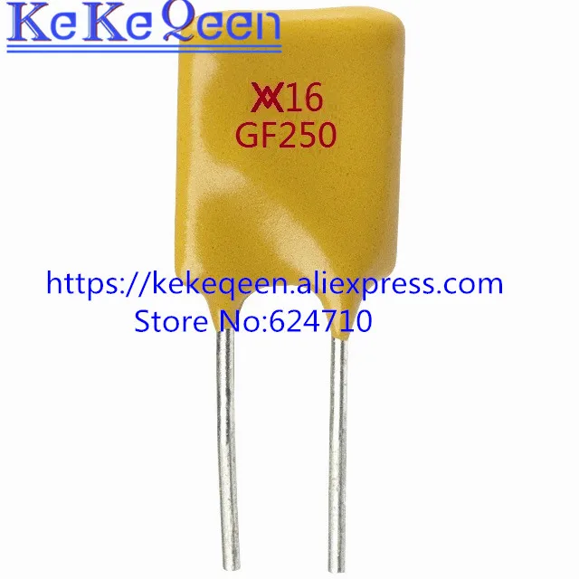 

50PCS/LOT Self Recovery Fuse PPTC RGEF250 X16GF250 16V 2.5A 2500MA