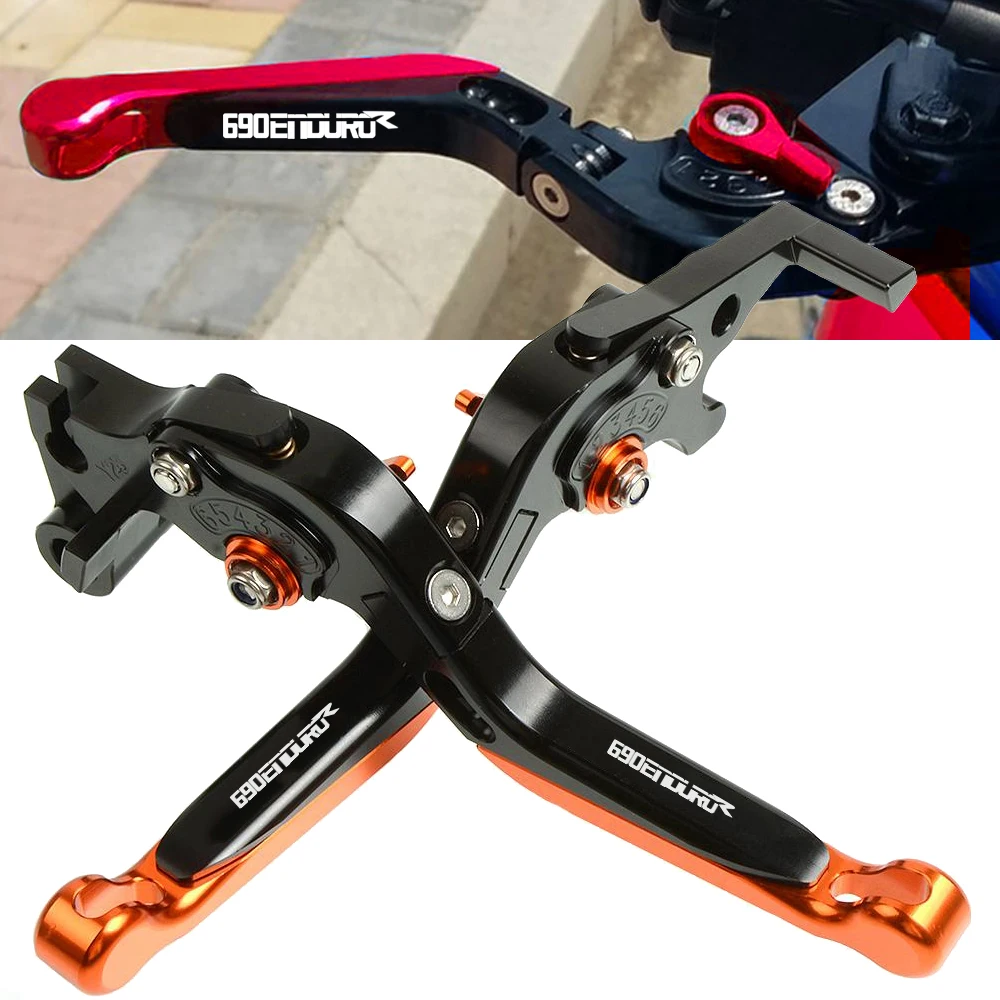 

For 2014 2015 2016 690 Enduro R CNC folding handles handbrake Lever Motorcycle Adjustable Extendable Brake Clutch Levers