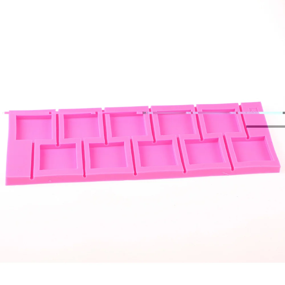 Hot square planet 3D lollipop Silicone Mold chocolate Fondant moulds baking DIY cake Decorating Tools T0458