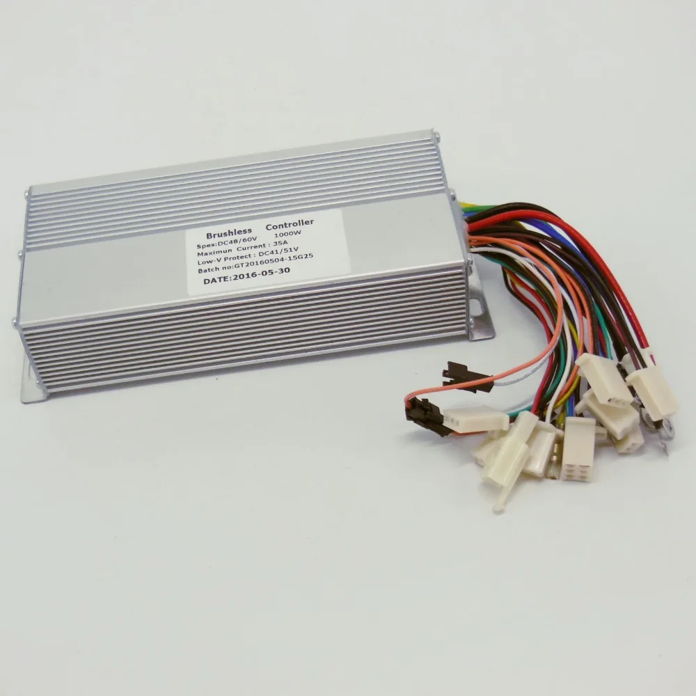 

GREENTIME 15 Mosfets 60V 800W/1000W Dual mode Sensor/Sensorless Brushless DC Motor Controller