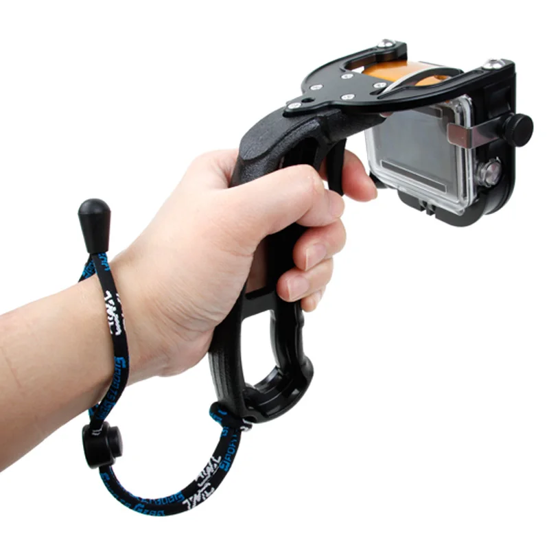Monópode de Selfie con disparador manual para Go Pro, mango de buceo, temporizador automático, agarre antideslizante para Gopro Hero 4 3 +, accesorios de cámara