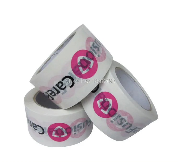 customize adhesive tape with logo/colorful adhesive ribbon/warning tape/carton sealing tape/gift box packing tape/ribbon print