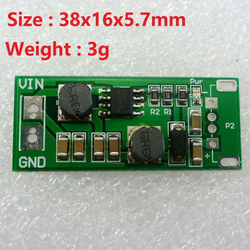 5 Pcs DD1205UA 5W 3V 3.3V 3.7V 4.2V 5.5V to 5V buck-boost step up down DC DC converter Power supply module